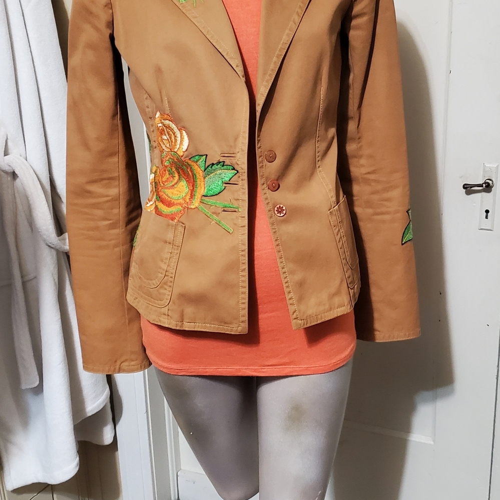 Johny Was JW Los Angeles embroidered blazer